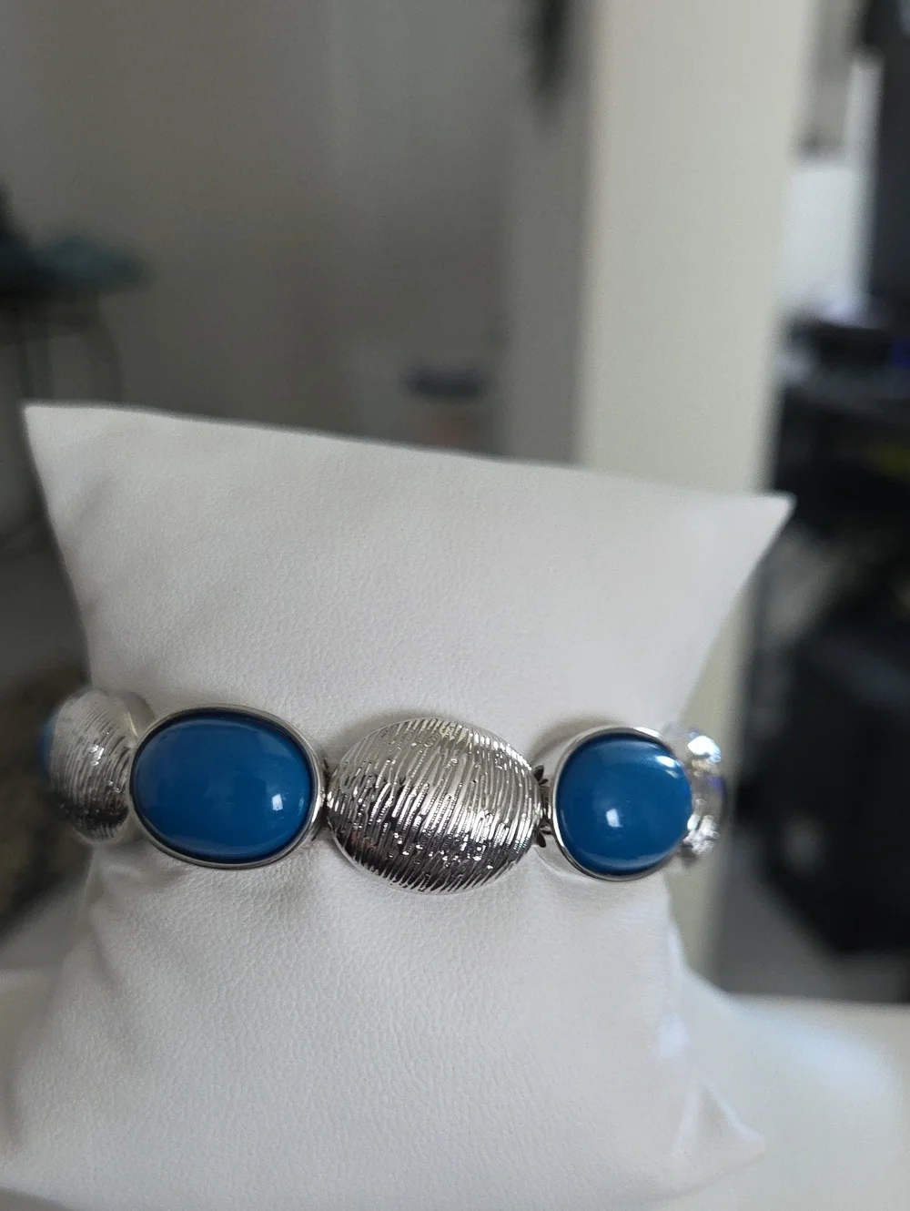 Paparazzi Decandently Dewy Blue Bracelet NWT